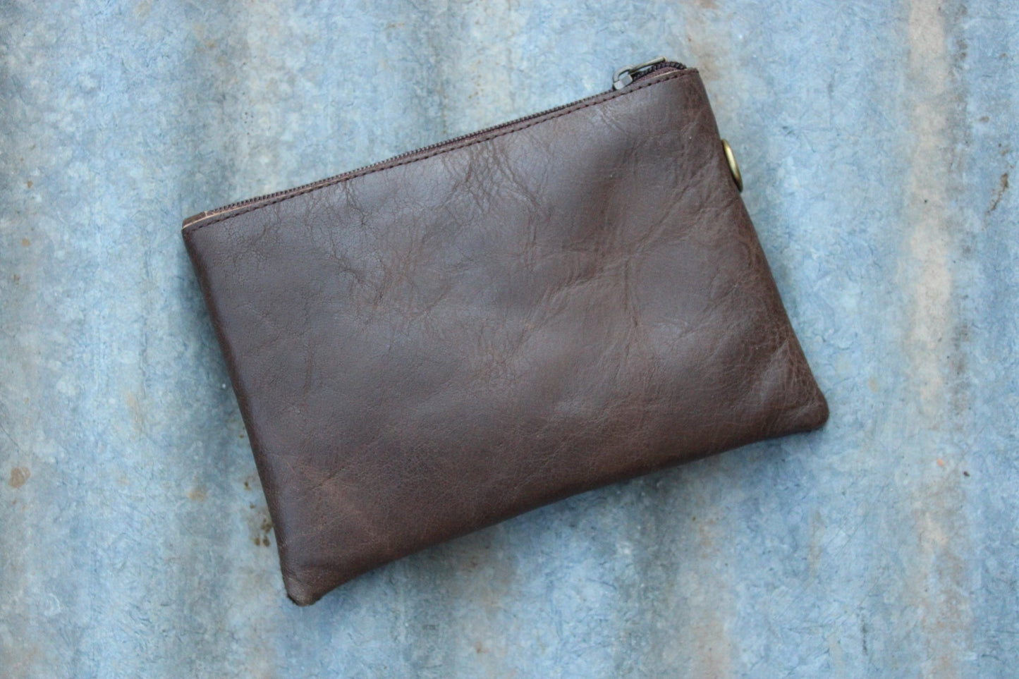 SECONDS-Chocolate Brown Clutch