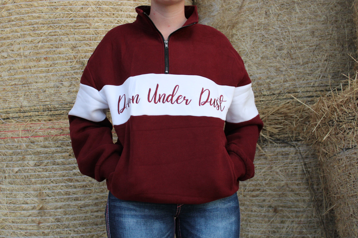 Maroon Quarter Zip