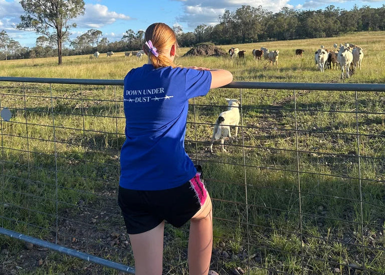 Backroads T-shirt-Royal Blue