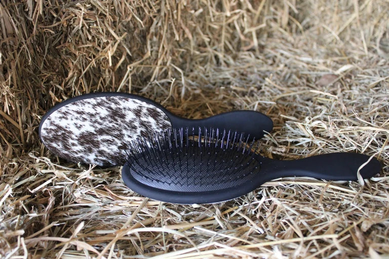 Cowhide Hair Brush