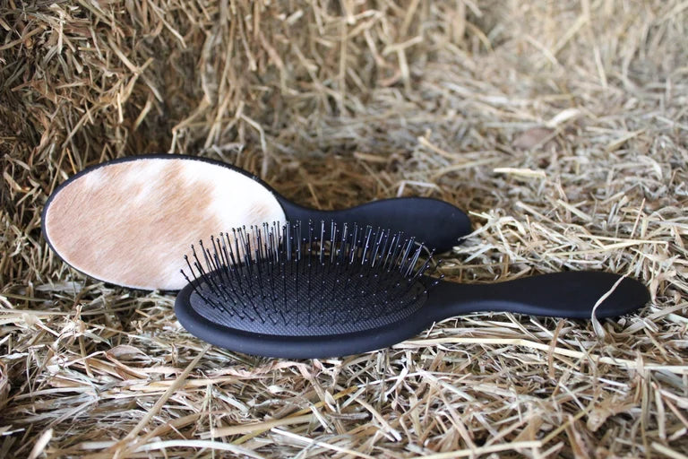 Cowhide Hair Brush