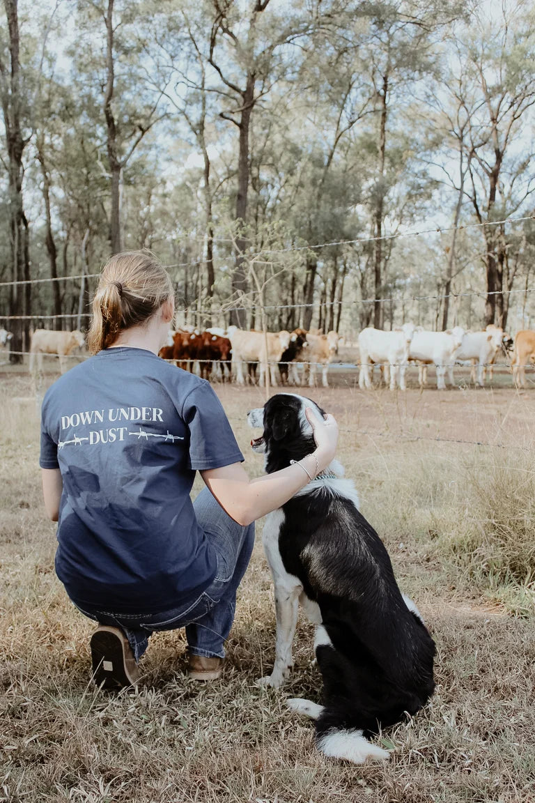 Backroads T-shirt- Navy