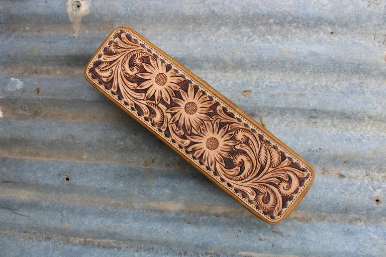 Tooled Hair Straightener Case-New Style
