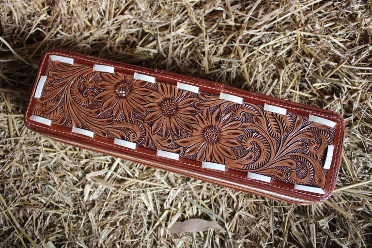 Tooled Hair Straightener Case