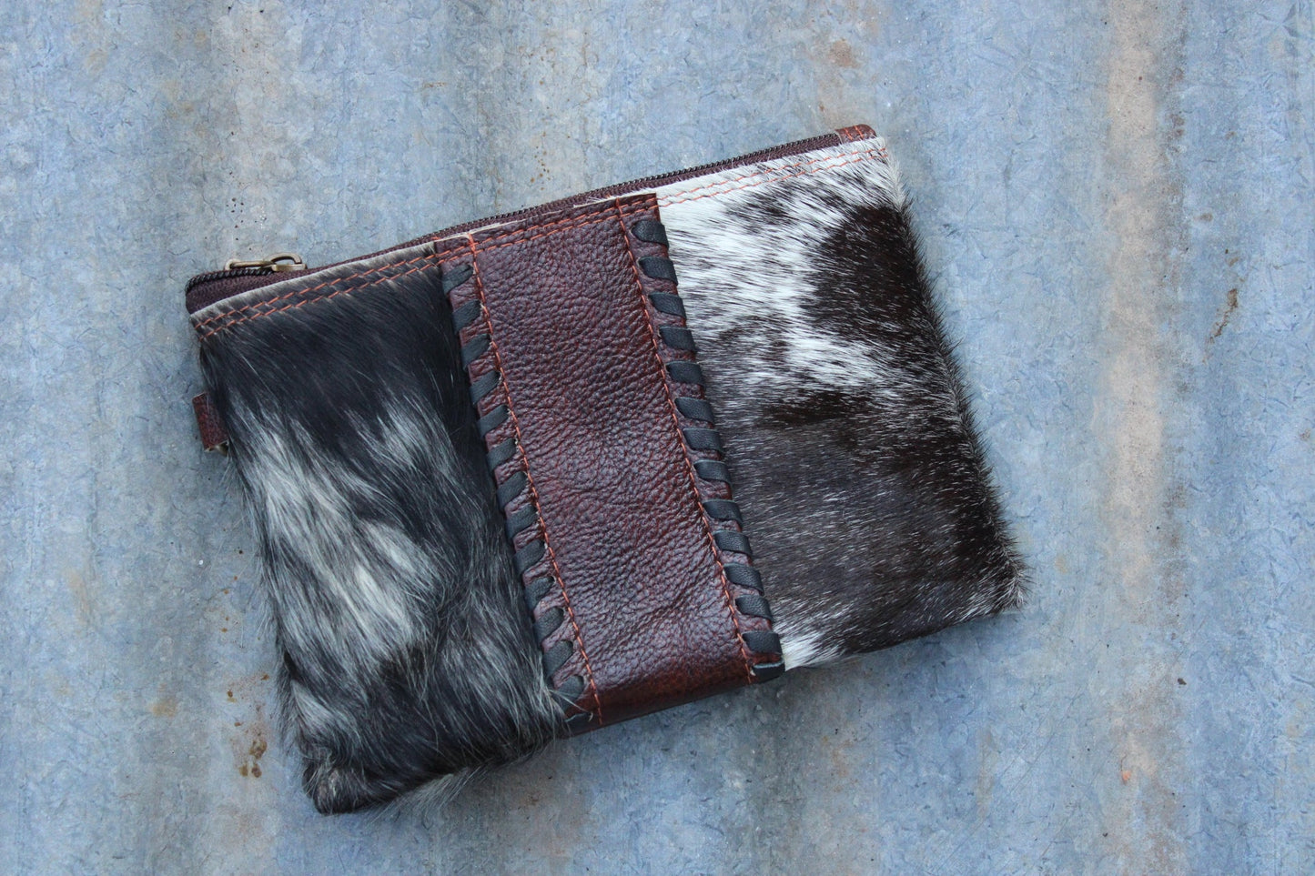 SAMPLE-Cowhide Clutch