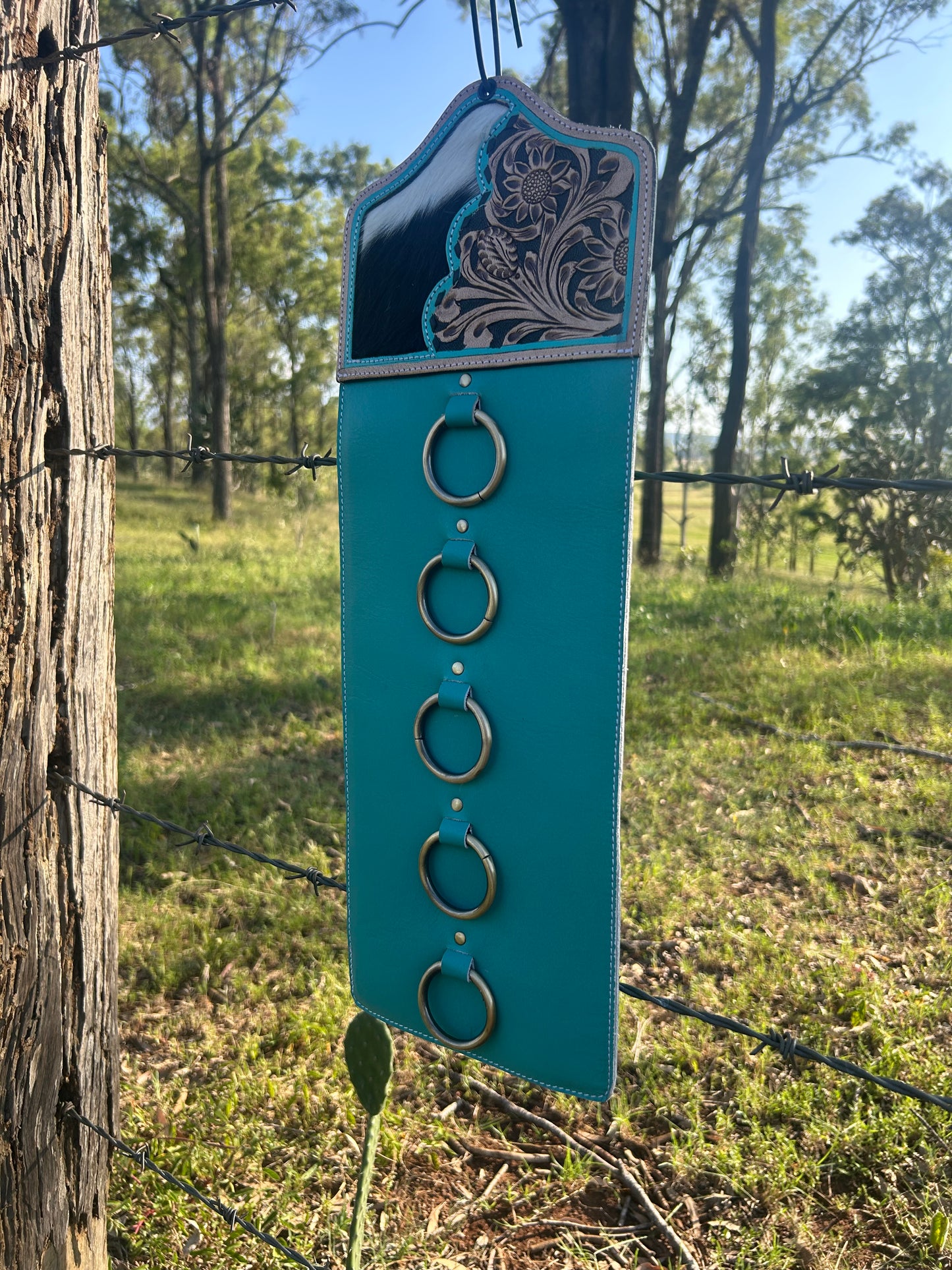 Scarf Holder-Cowhide and Tooled