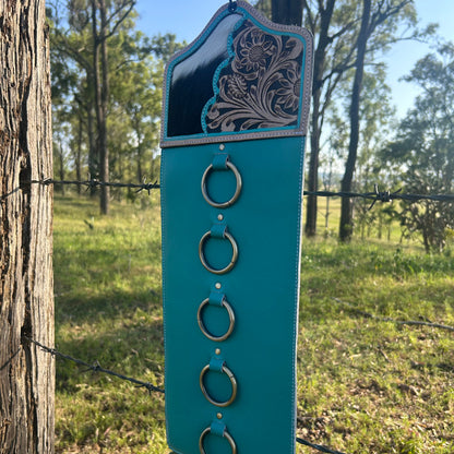 Scarf Holder-Cowhide and Tooled