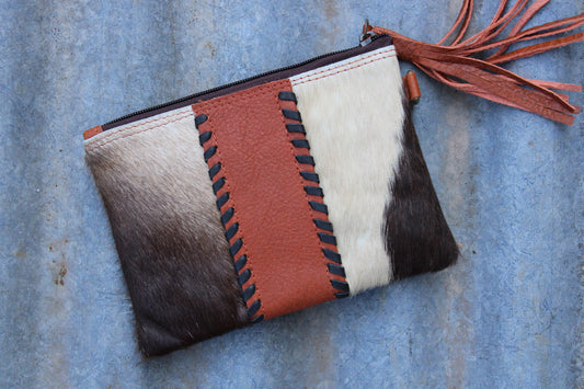 SAMPLE-Cowhide Clutch