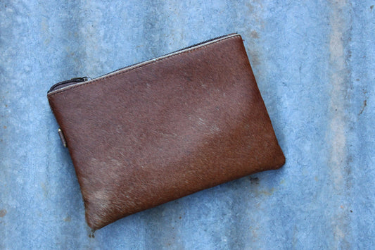 SECONDS-Chocolate Brown Clutch