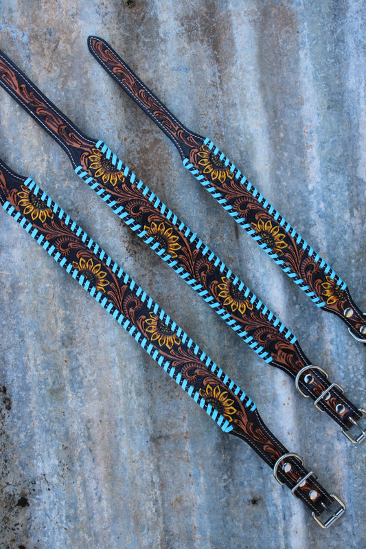 Wildflower Ridge Dog Collar-Blue edition