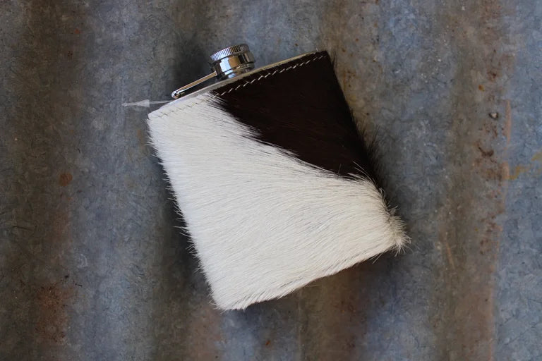 Cowhide Hip Flask
