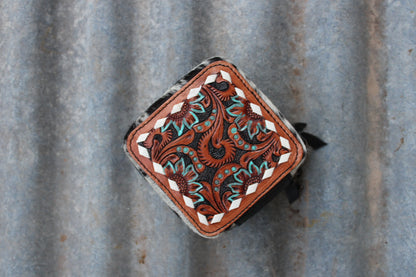 Tooled Travel Jewellery Case