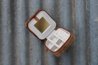 Tooled Travel Jewellery Case