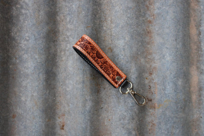 Wristlet- Tooled Sunflowers