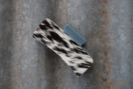 Cowhide Claw Clip-Large