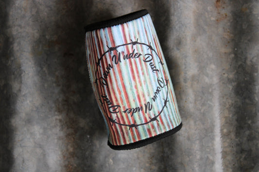 Stubby Cooler-Corrugated Iron