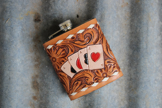 Leather Hip Flask