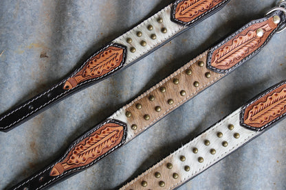 Leather & Lasso Dog Collar