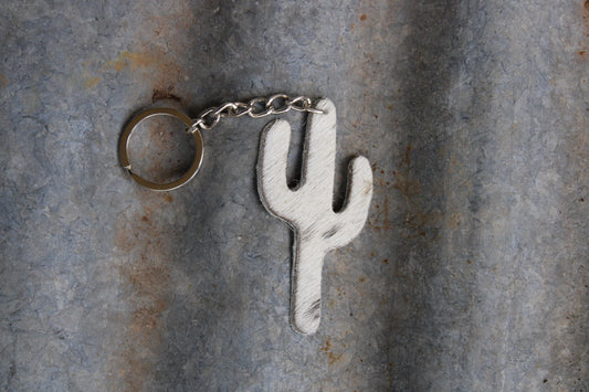 Cactus Hide Keyring