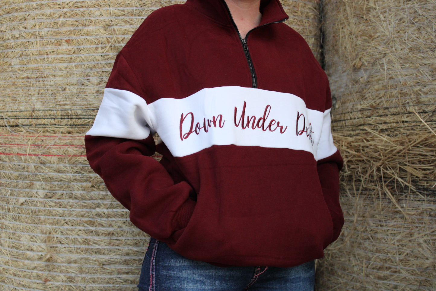 Maroon Quarter Zip