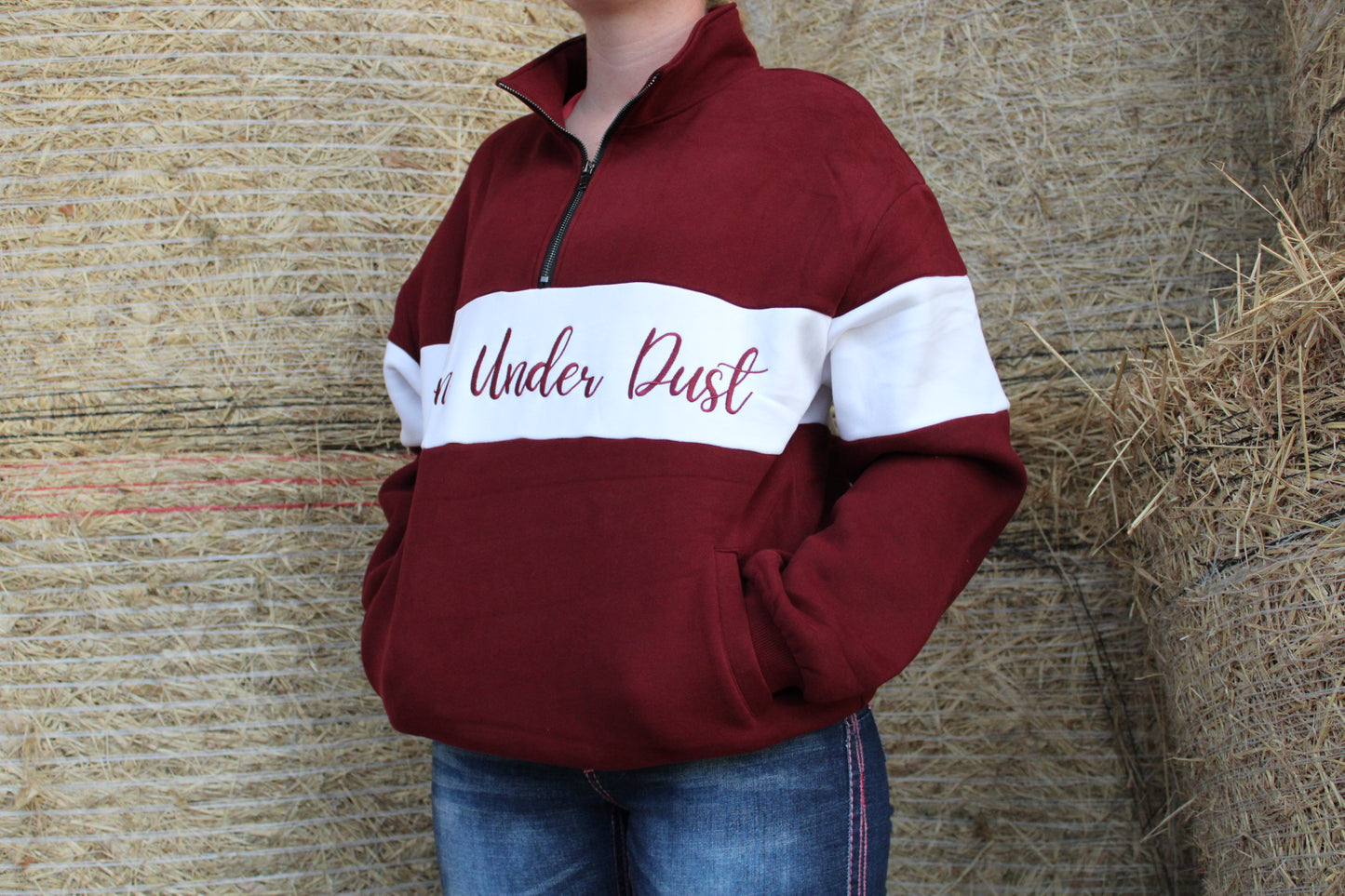 Maroon Quarter Zip