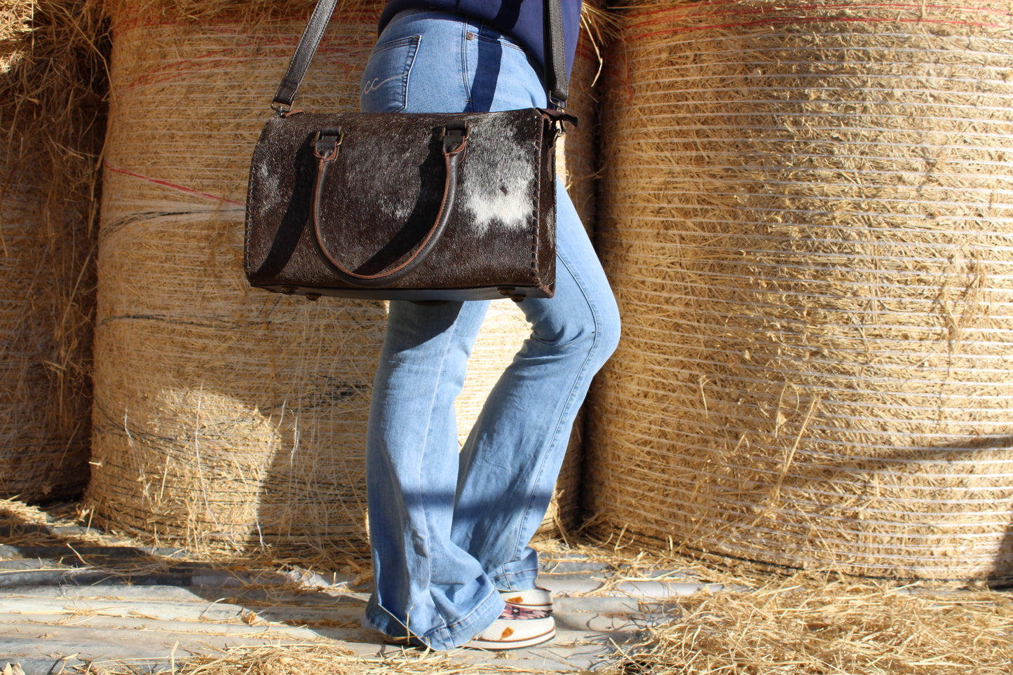 Speedy Cowhide Duffel Bag-Large