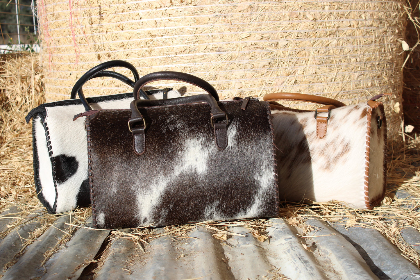 Speedy Cowhide Duffel Bag-Large