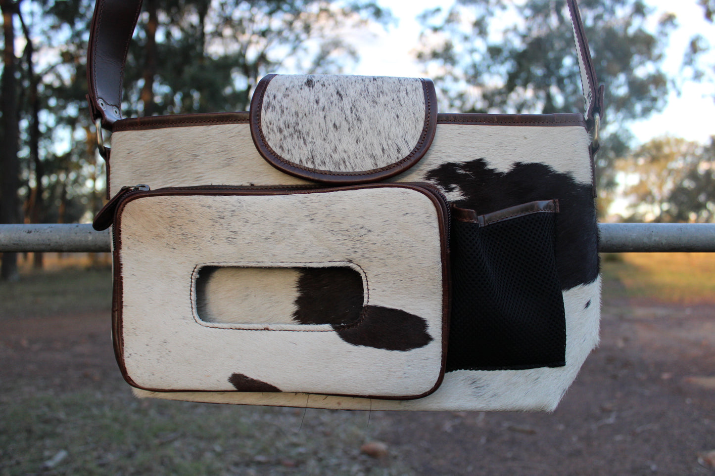 Cowhide Baby Bag