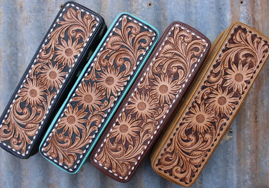 Tooled Hair Straightener Case-New Style