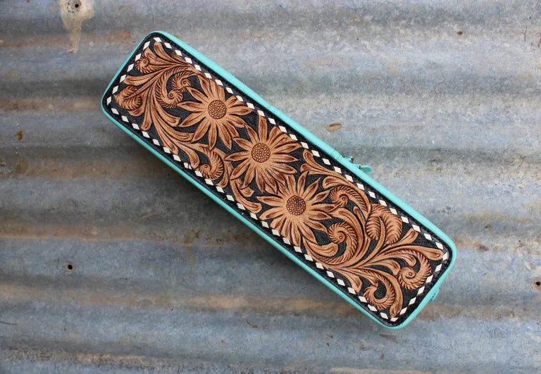 Tooled Hair Straightener Case-New Style